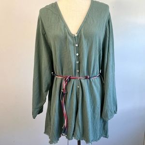 Zara Mumbai Jumpsuit, Long Sleeve Romper